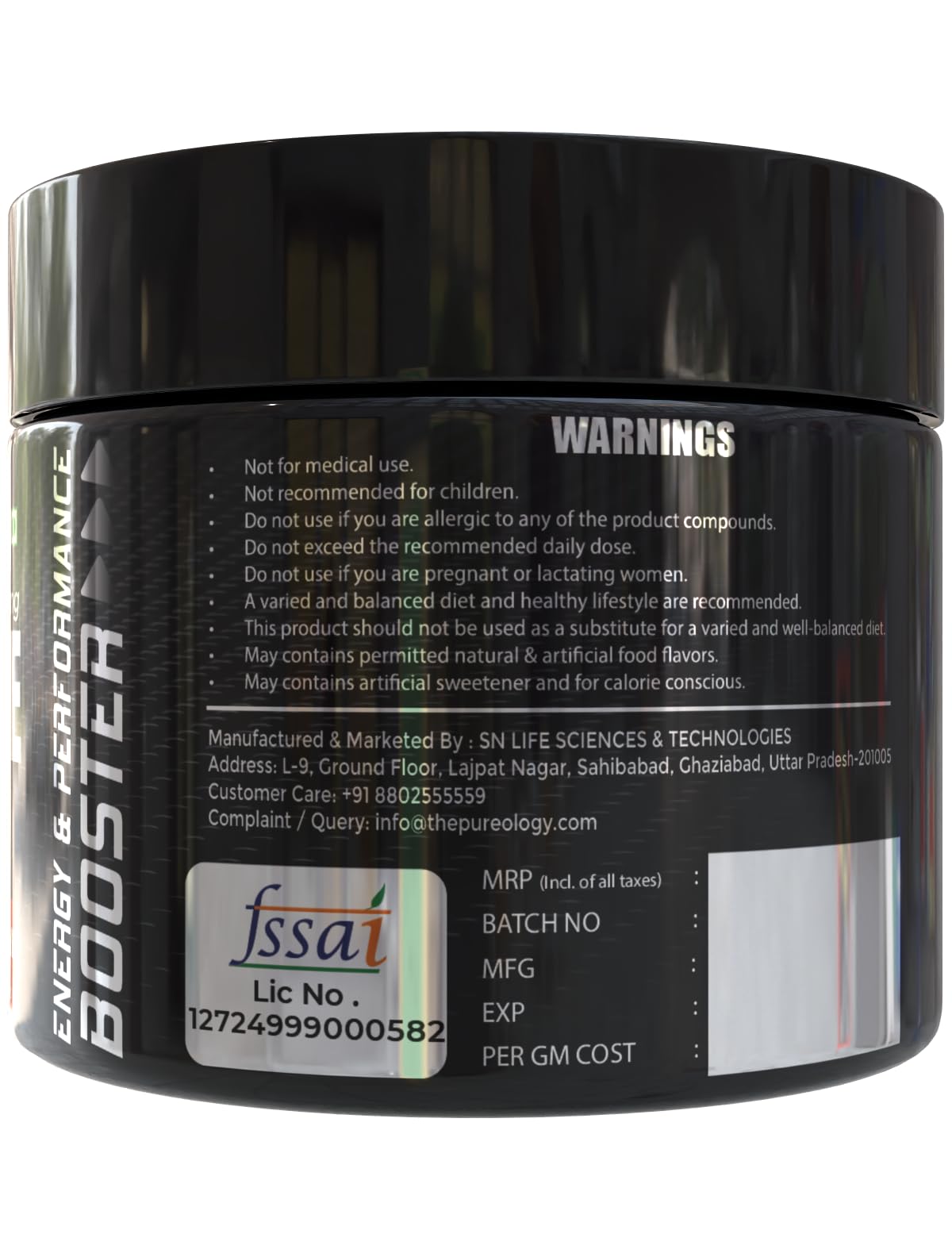 L-Arginine Nitric Oxide Powder, 5000mg with 2000mg Citrulline, Pink Guava Flavour, 100g, 20 Servings — Amazon image 3