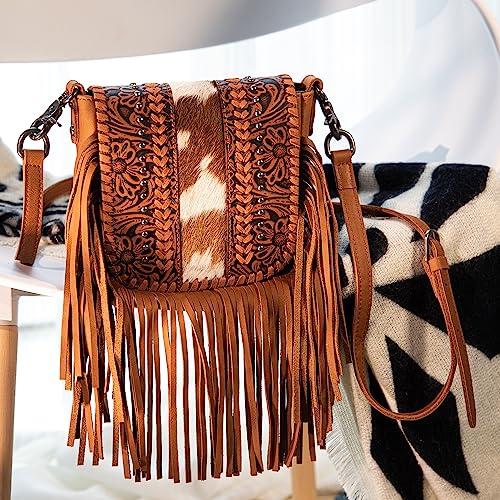 Image of Montana West Fringe Purse Western Purses for Women Crossbody Bag