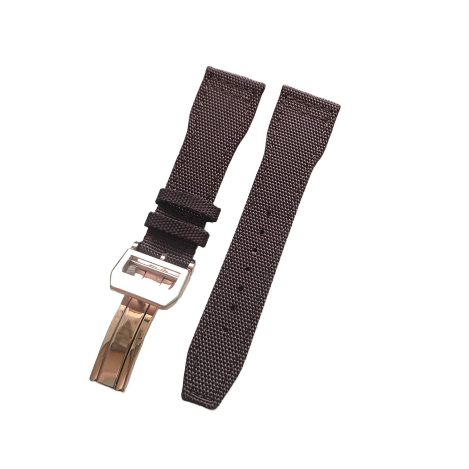Run Ken 21mm 22mm Noir Bleu Vert Marron Tissu En Nylon Bracelet De Montre En Cuir Véritable Compatible Avec Le Grand Bracelet De Montre Pilote