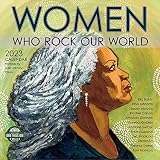 Women Who Rock Our World 2023 Wall Calendar | 12' x 24' Open | Amber Lotus Publishing