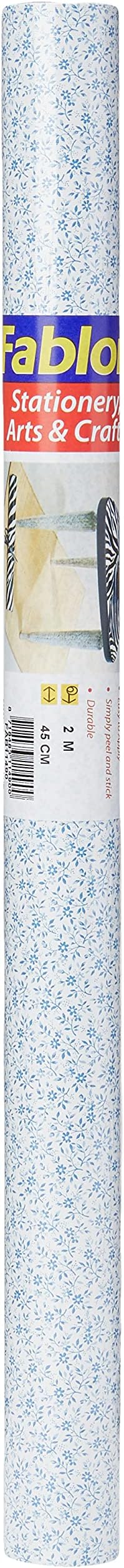 FAB11490 Small Floral Blue 45cm x 2M roll