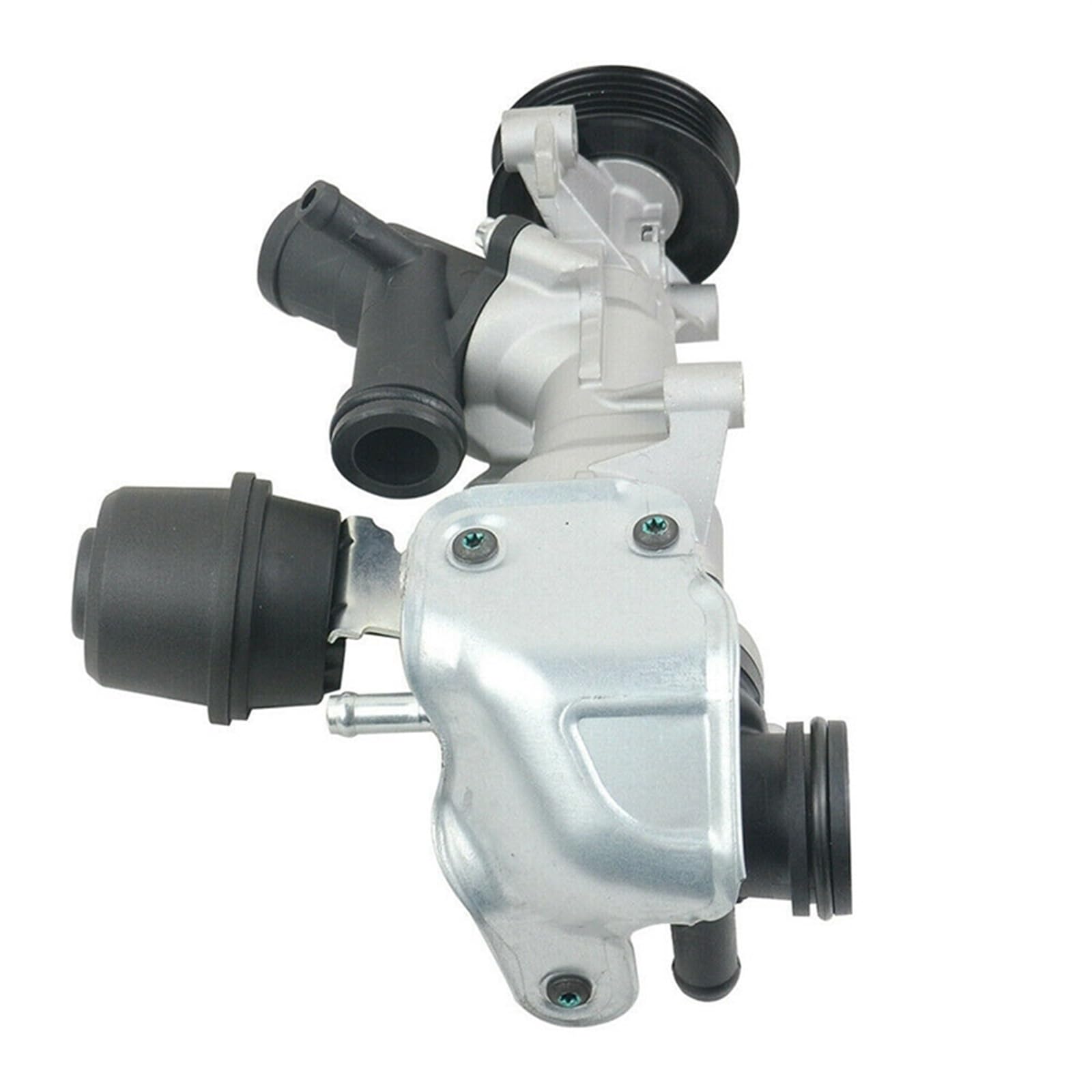 Pompa Dell'Acqua 6462000301 Per Mercedes-Benz Classe C 2007-2008 – Set Con Guarnizioni In Metallo Argento