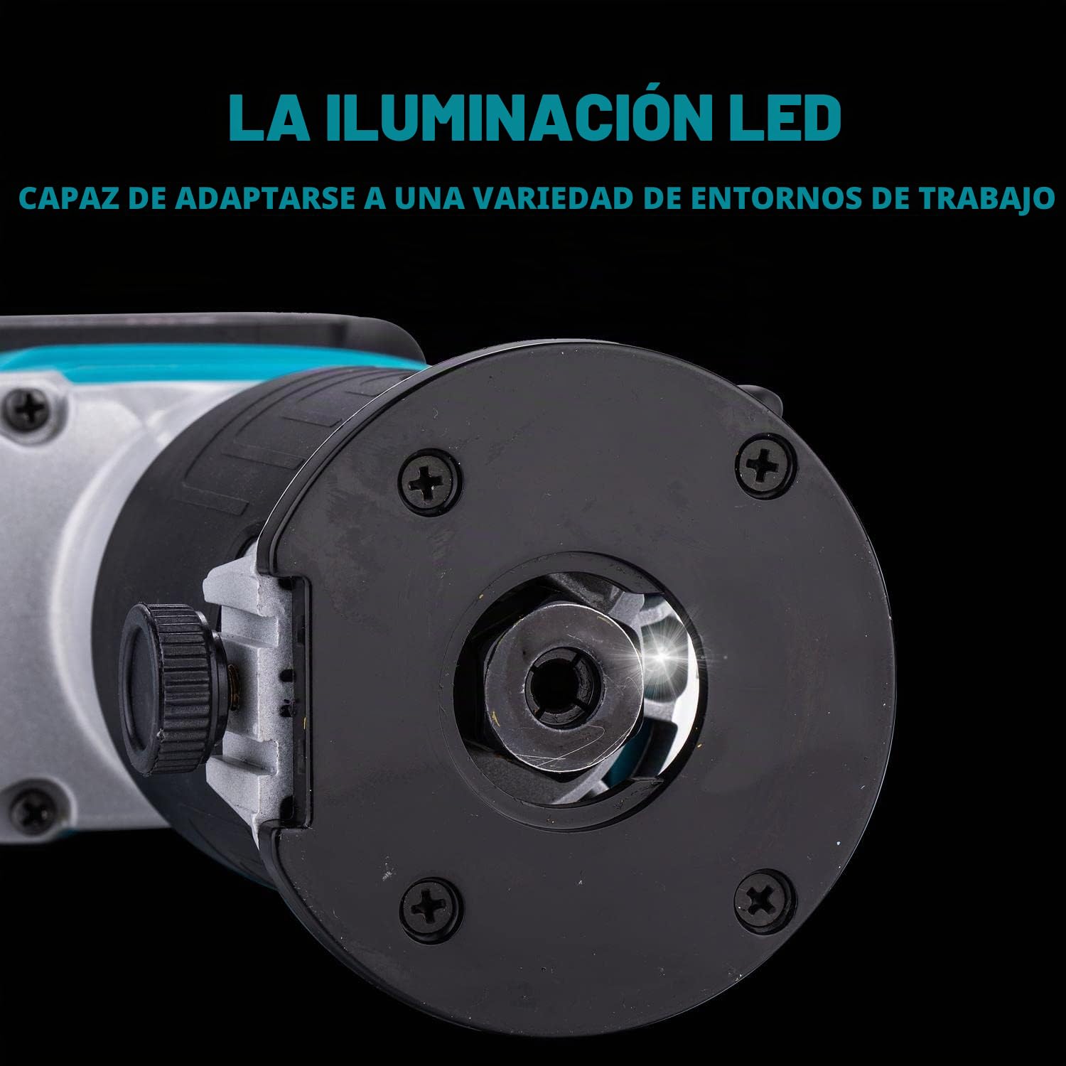KATSU FIT-BAT 21V Brushless Recortadora Inalámbrica Cortadora de Madera Laminador Enrutador Router con 3 Pinzas de Mandril de 1/4", 6mm y 8mm, sin Batería 102750