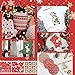 Christmas Lucky Goddness Snowman Elks Transfer Sheets,Heat Press Machine for T-Shirts Mug Bag,Orange Black 8 Sheets 12