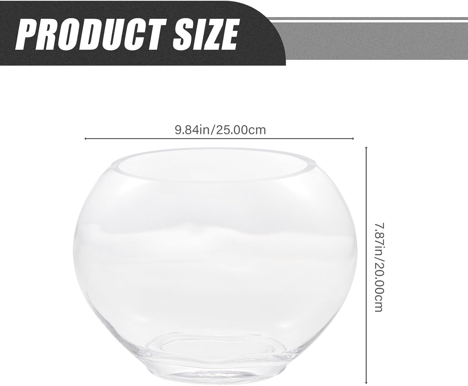 Small Glass Fish Tank Desktop Aquarium Fish Bowl for Home Office Tabletop Miniature Micro Landscape Terrarium Suitable and Succulents