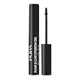 upa Milano Plump and Care Eyebrow Gel - Lightweight Gel-Cream for Fixing, Tinting, and Thickening Brows - Clean Formula - 002 Brown - 0.101 oz