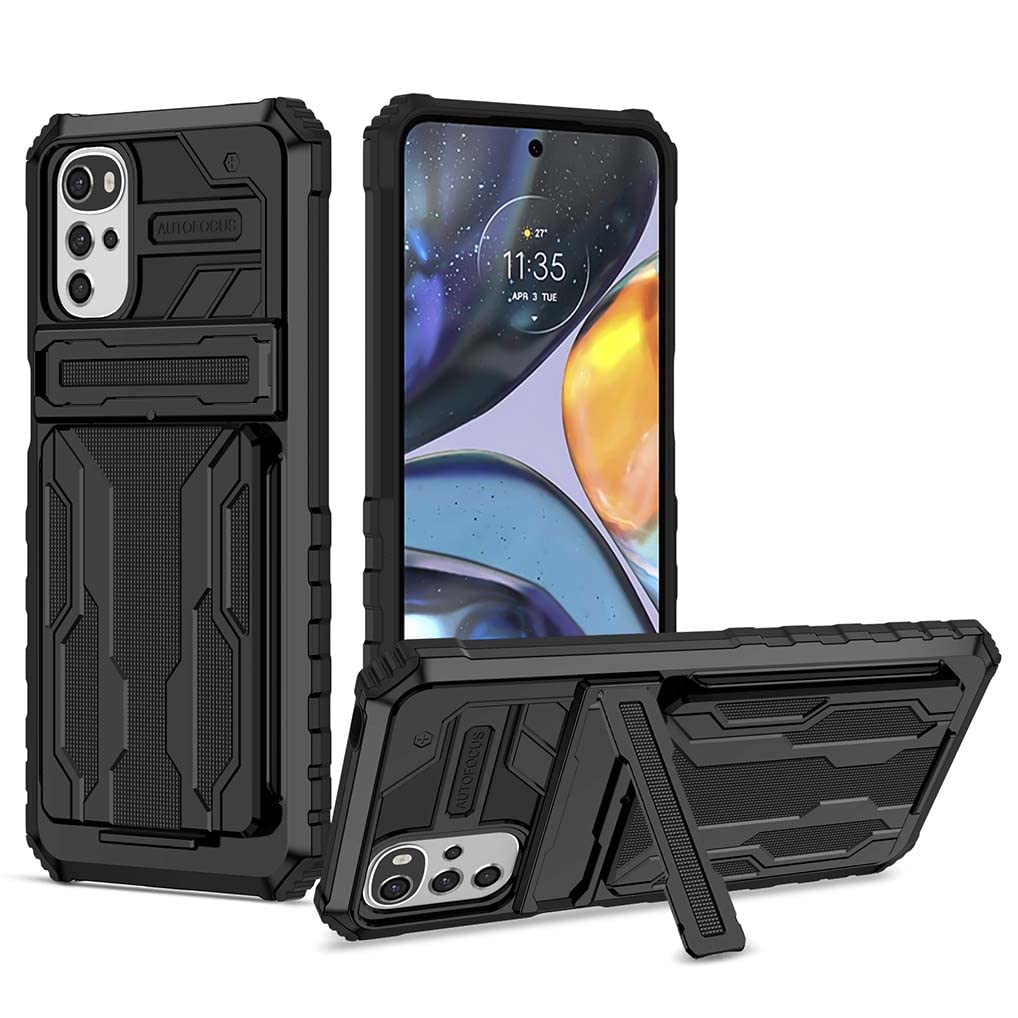 BESINPO Coque Motorola Moto G22 / E32, Antichoc Housse avec Protection écran, 360° Protection