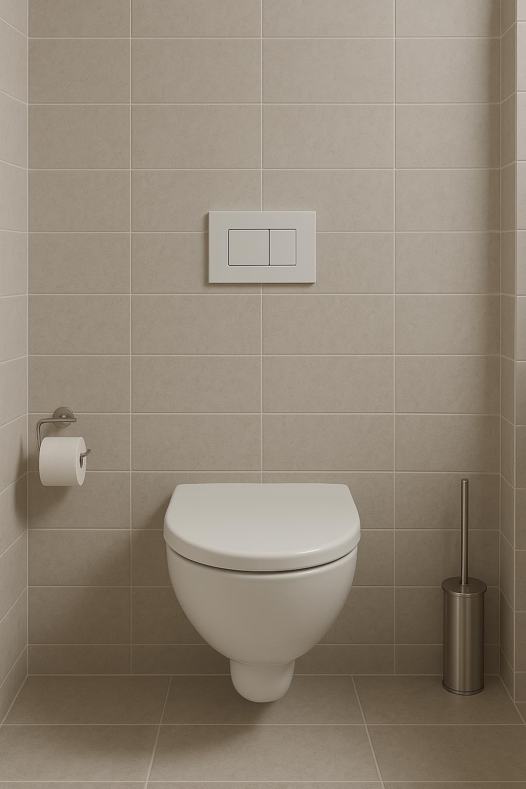 JAPAR Promicro Unterputz Spülkasten Komplettset mit Betätigungsplatte Weiß – Vorwandelement für Wand WC – Unterputzspülkasten austauschbar, 2-Mengen Spülung, leise & platzsparend