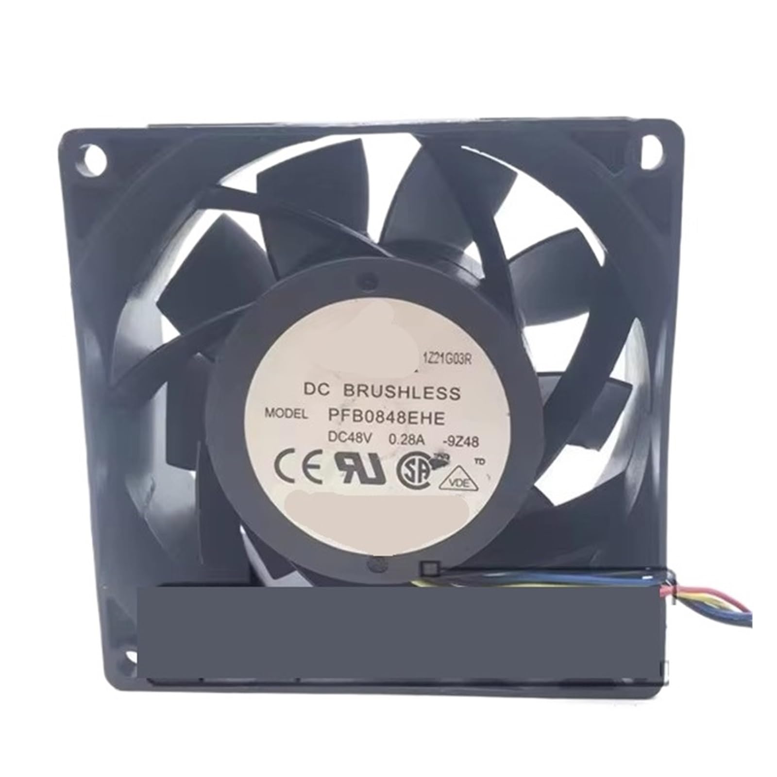 LZIKKGKI 80 * 80 * 38MM 8CM PFB0848EHE 48V 0.28A Cooling Fan(3wire B2)