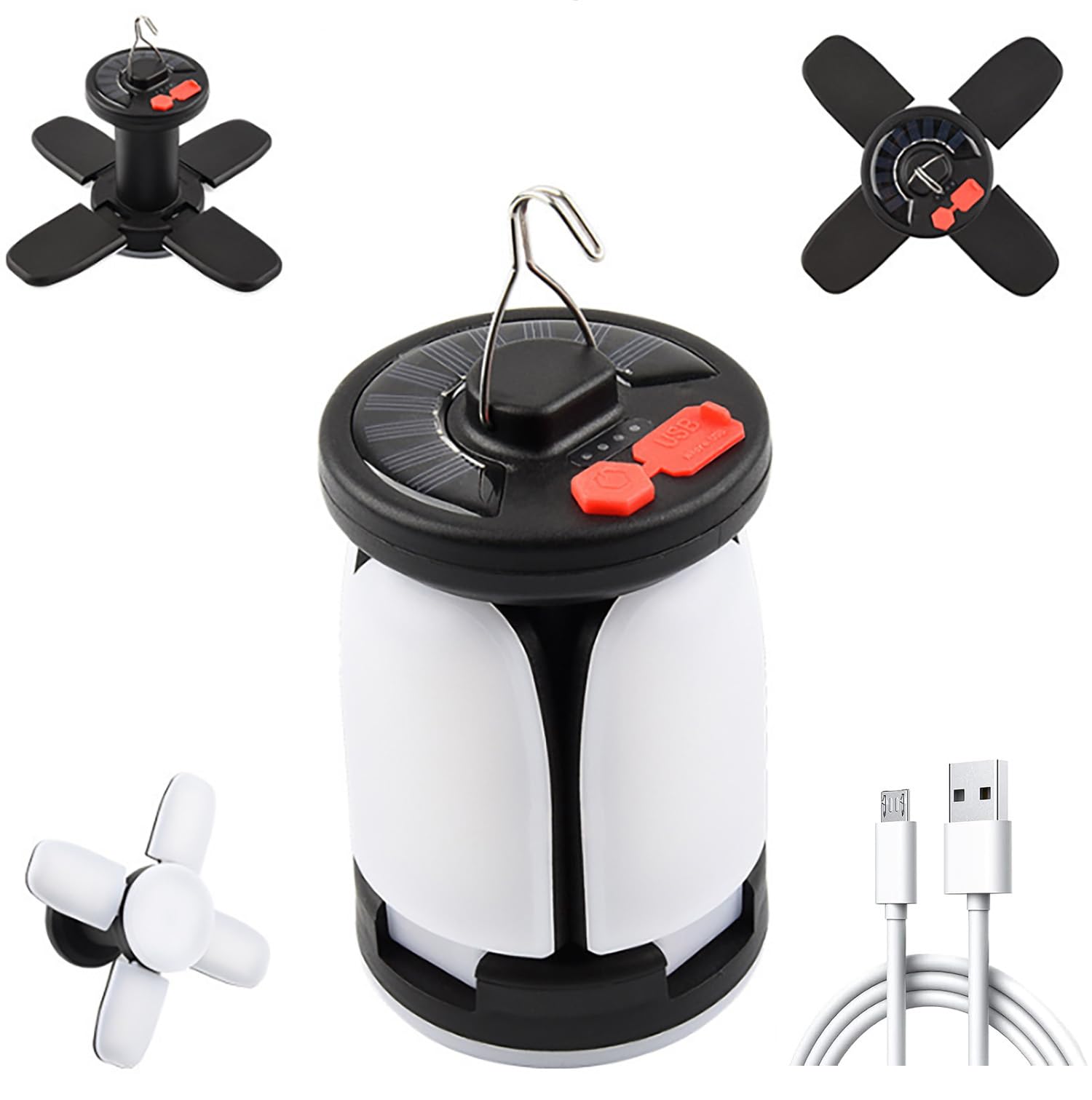 HZSANUE Camping Lantern, with 6 Light Modes, LED Emergency Lights,LED Tent Light