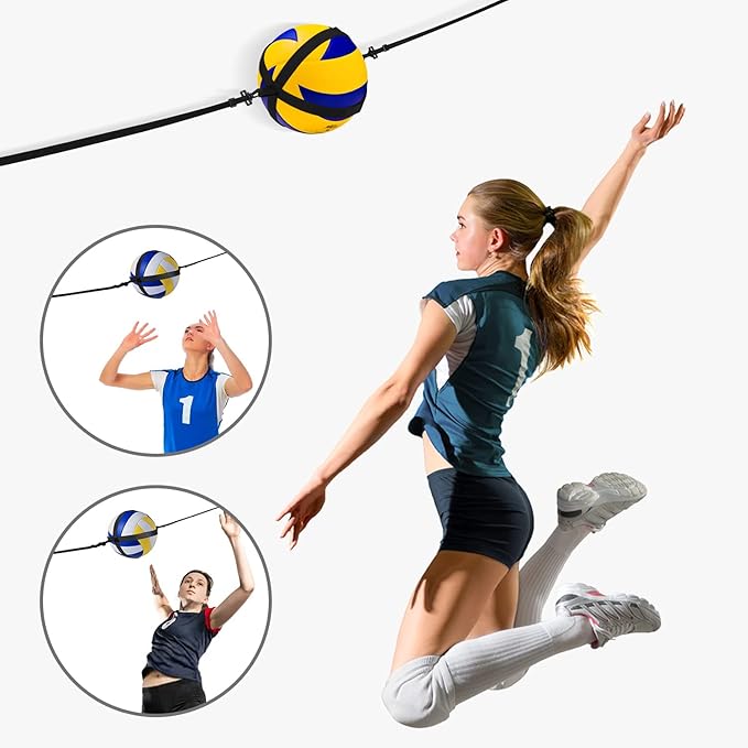 TOBWOLF Volleyball Spike Trainer, Volleyball Spike Training System For