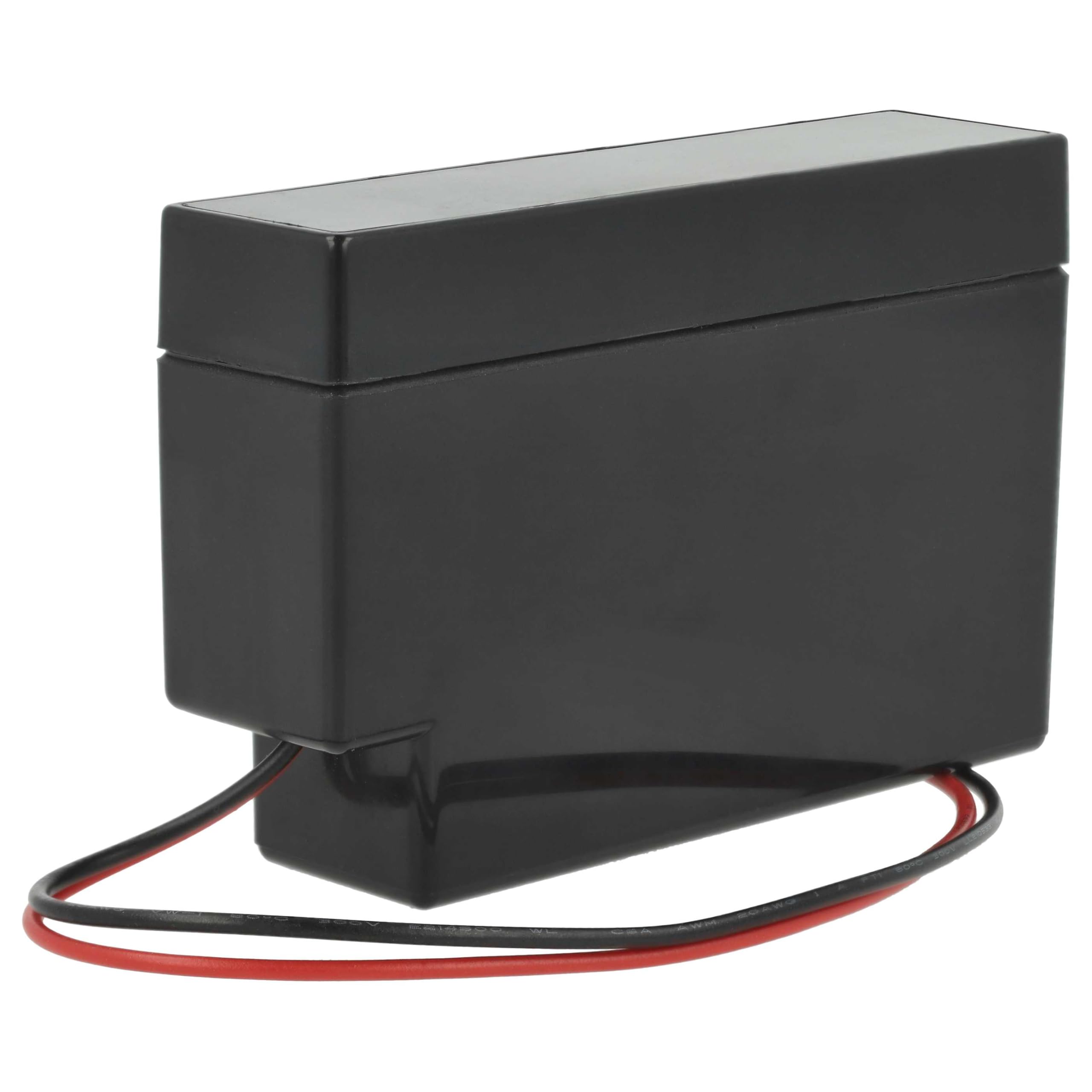 vhbw 4x Batteria sostituisce Powersonic PS-1208 per (800mAh, 12V, AGM, connettore AMP)