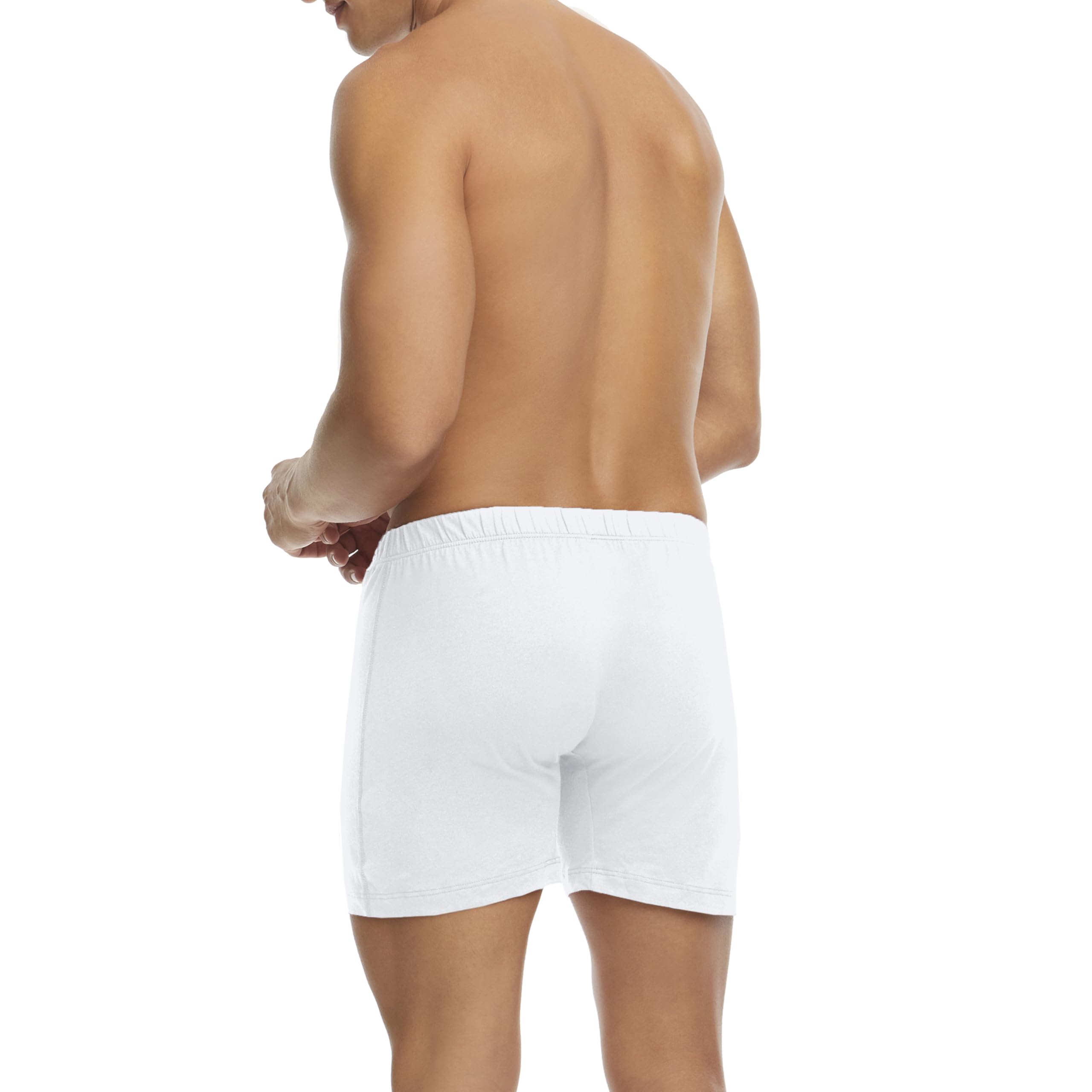 2(X)IST Pack de 3 bóxer Pima de punto de algodón blanco LG