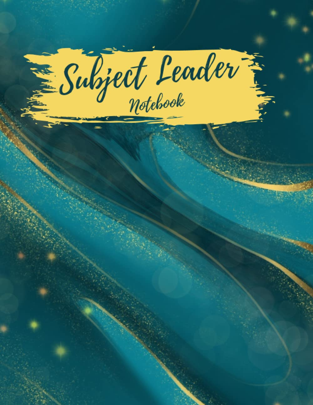 Subject Leader Notebook - Teal Marble: Subject Leader Notebook - Teal Marble Design - 200 Pages of Pages to assist on your Subject Leadership journey