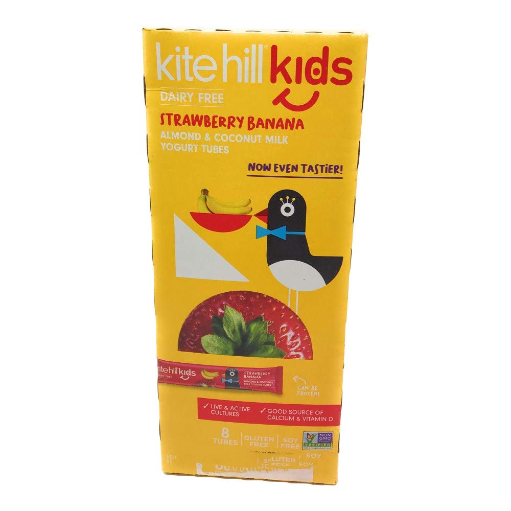 Kite Hill Coconut Strawberry Banana Yogurt 8 Count, 14 OZ