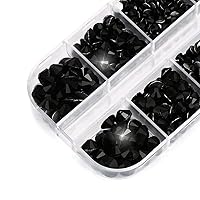 Vista 54 de 3820Pcs Light Green Flatback Rhinestones for Bedazzling, 2-6.5mm Small Rhinestones Diamonds Kit, Flat Back Crystals Gems for Nail Art and Crafts