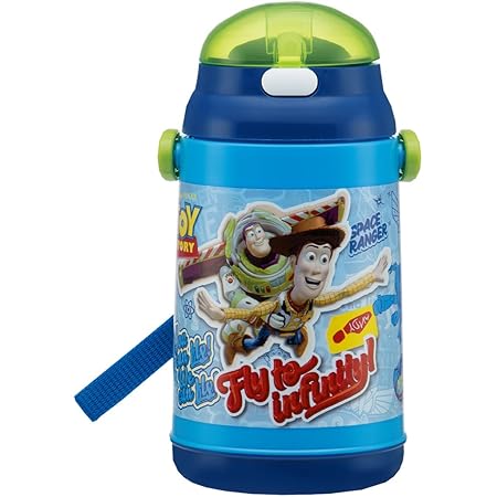 Amazon プッシュオープン式 保冷シリコンストローボトル 400ml トイストーリー ディズニー 水筒 マグボトル オンライン通販