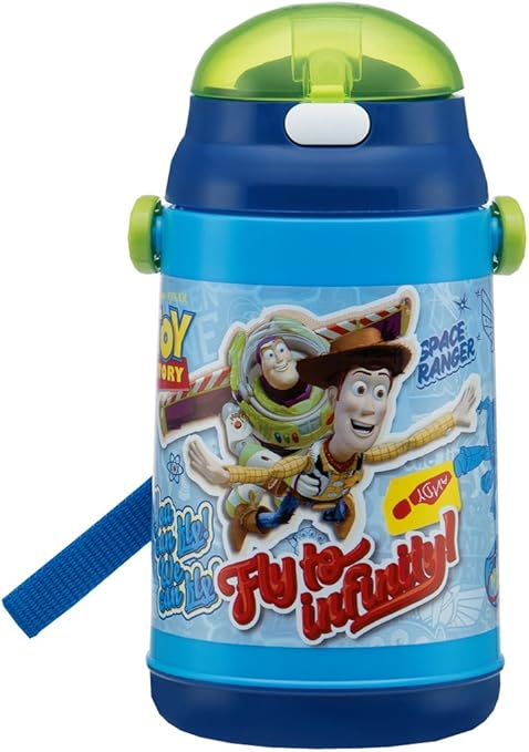 Amazon プッシュオープン式 保冷シリコンストローボトル 400ml トイストーリー ディズニー 水筒 マグボトル オンライン通販