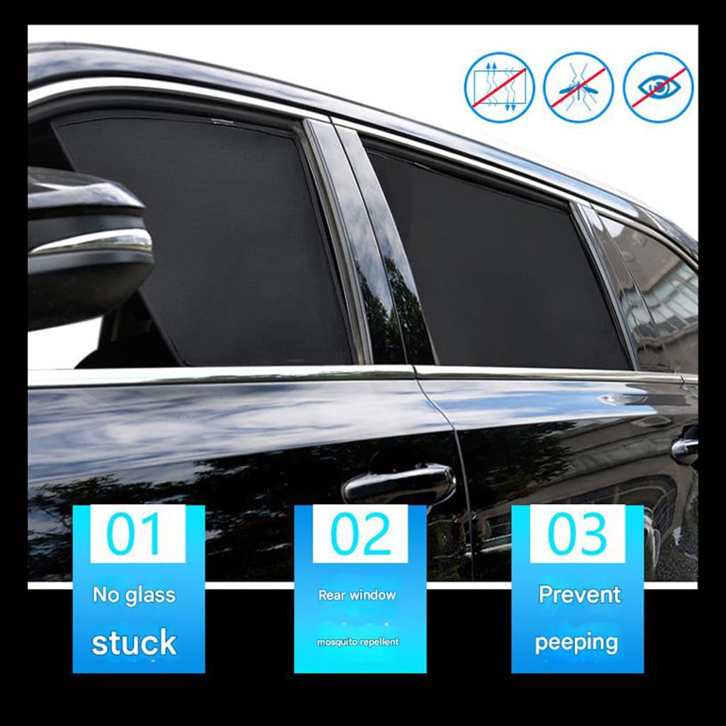 Toyota Highlander 2021–2025: 7-teiliger Magnetischer Fenster-Sonnenschutz – Sichtschutz & Temperaturkontrolle