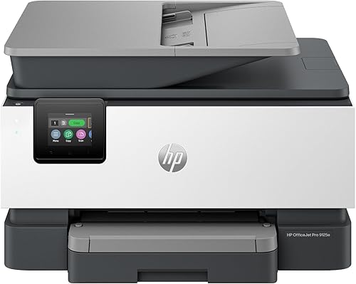 HP OfficeJet Pro 9125e Impresora todo en uno, color, impresora para pequeñas y medianas empresas, impresión, copia, escaneo, fax, tinta instantánea