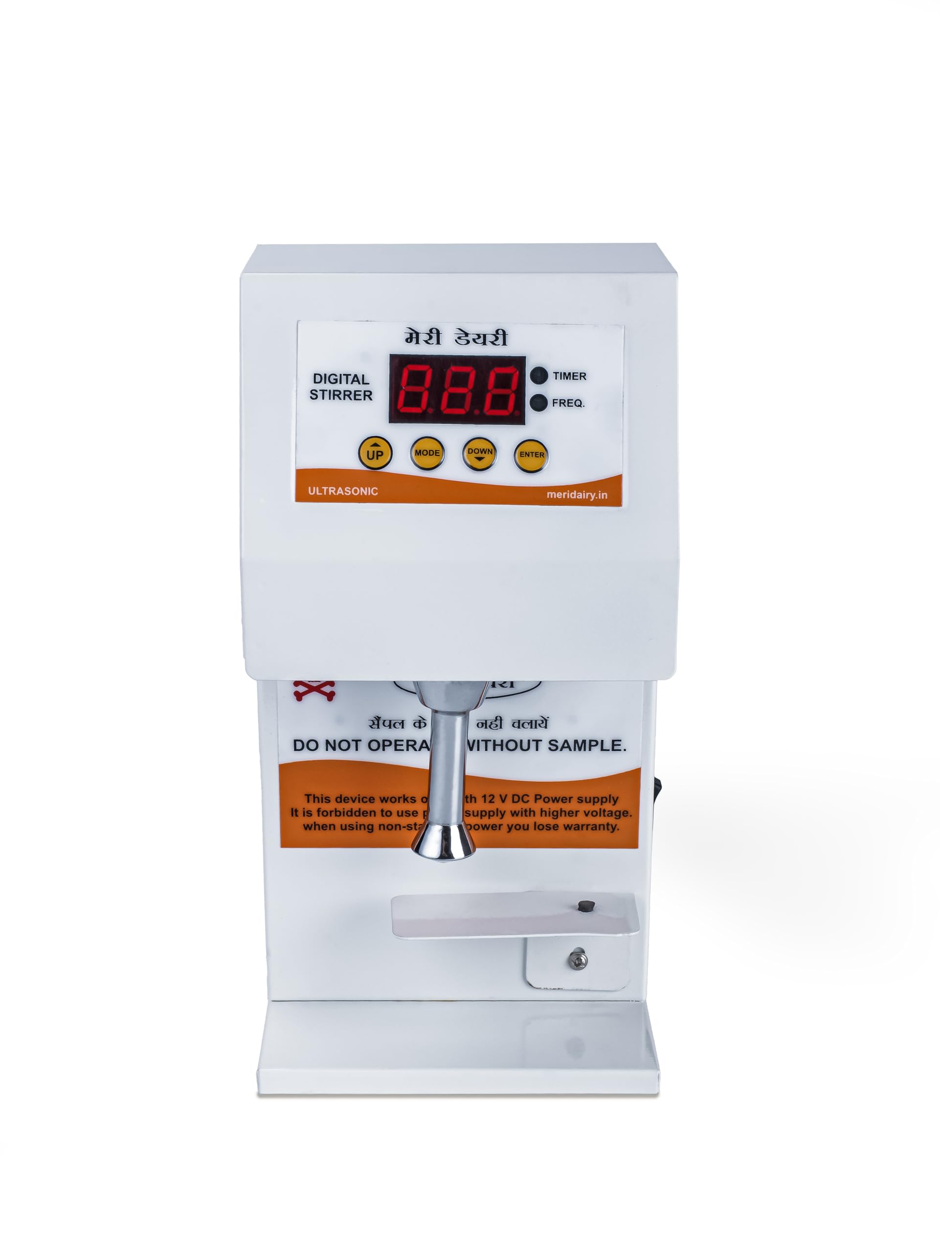 Ultrasonic Milk Sample Stirrer Machine for Dairy Testing | Automatic Milk Mixing for Accurate Fat, SNF & CLR Analysis | 12V DC Powered Dairy Equipment (Digital Ultrasonic Milk Stirrer)-image-36