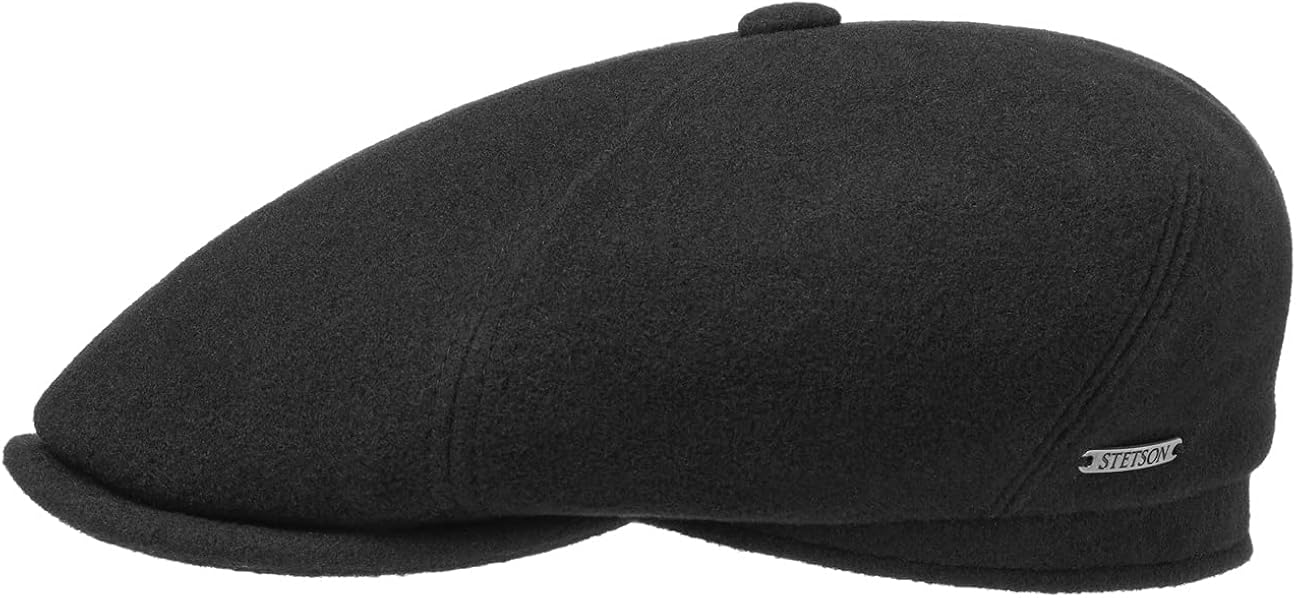Stetson Reid - Gorra plana de 6 paneles para hombre, fabricada en Alemania
