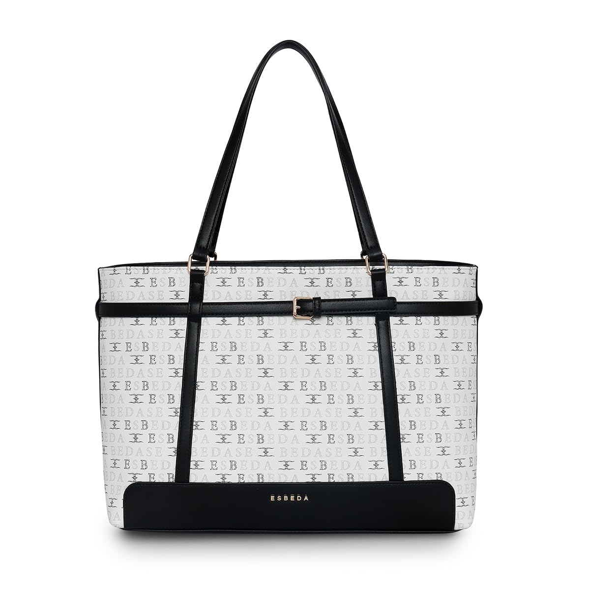 Beige Color Verona Executive Laptop Tote For Womens-image-34
