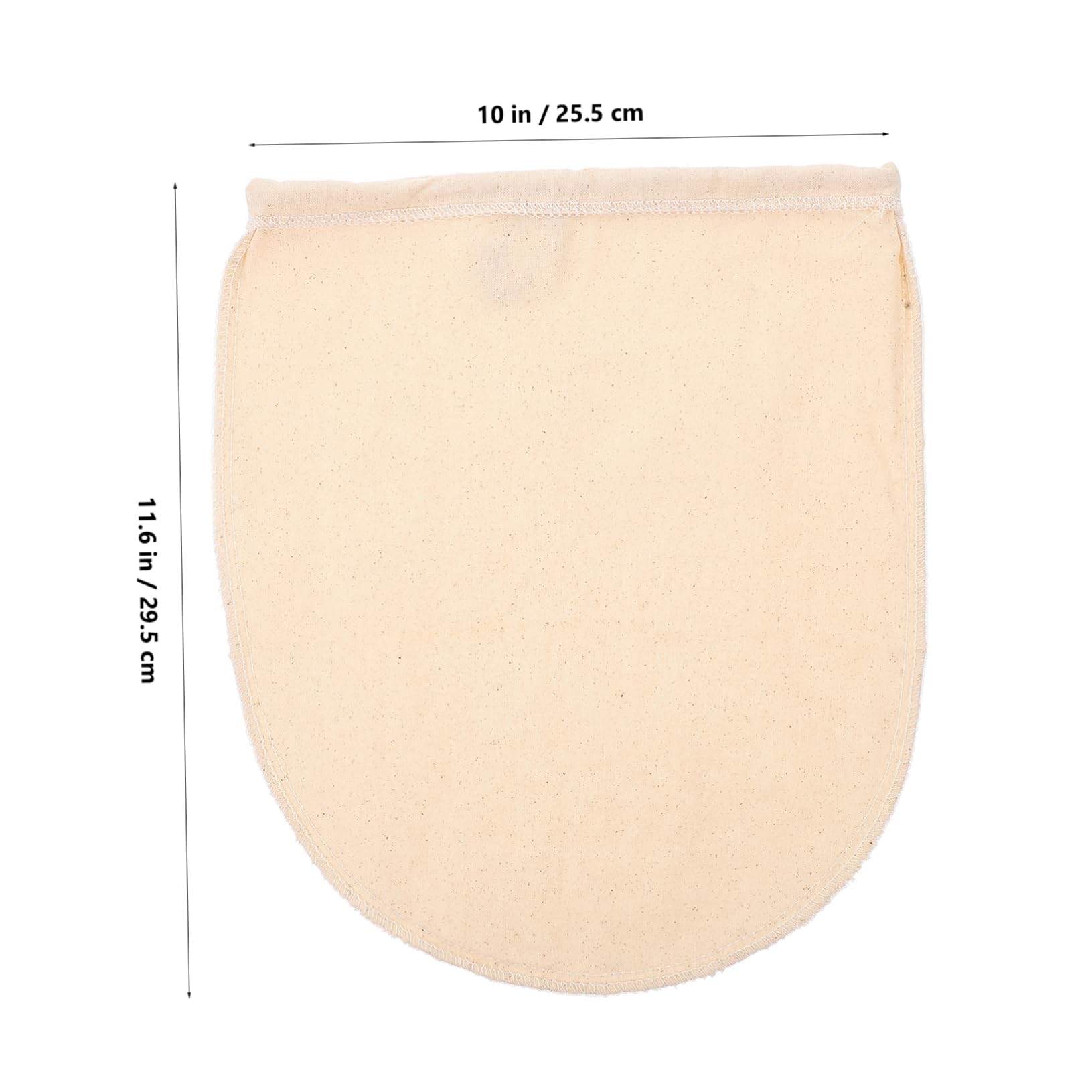 OUNONA Organic Washable Nut Milk Bag Large Reusable Strainer for Cold Brew Juice Tea Beer Food Grade Cotton Filter Bag