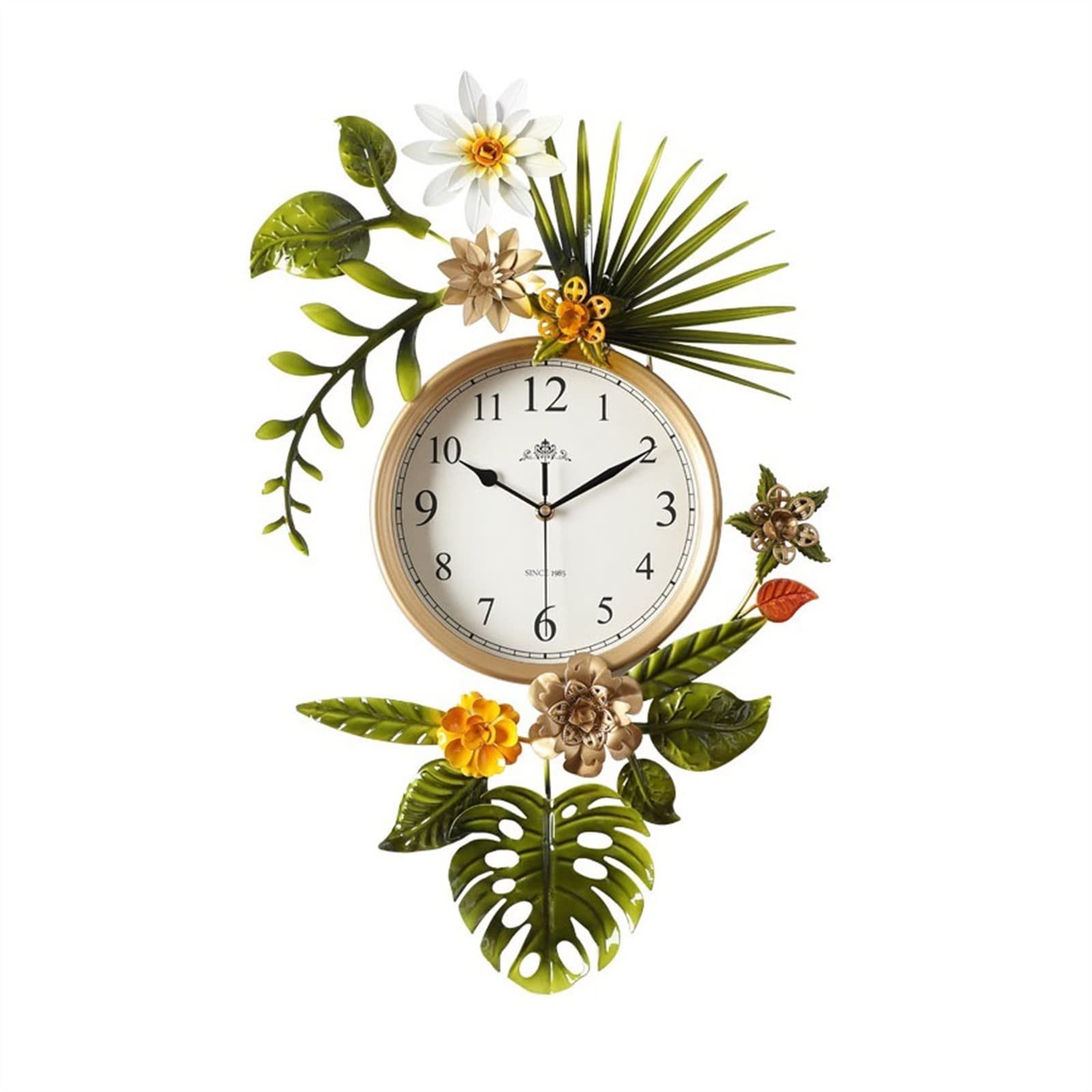 J9V4G6S3B5 Analogue Wall Clock Personalized Light Luxury Art Decoration Clock Creative Fashion Wall for Home Hotels and Restaurants for Room Decoration