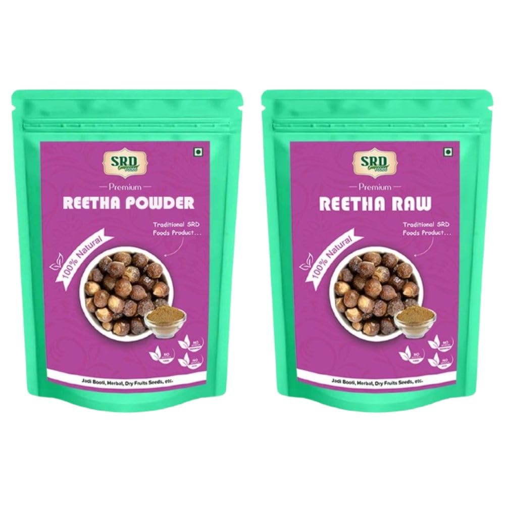 Reetha Raw & Dried Combo Pack – 100g Each | Natural Hair & Skin Cleanser | Herbal Soapnut for DIY Beauty & Ayurveda-image-40