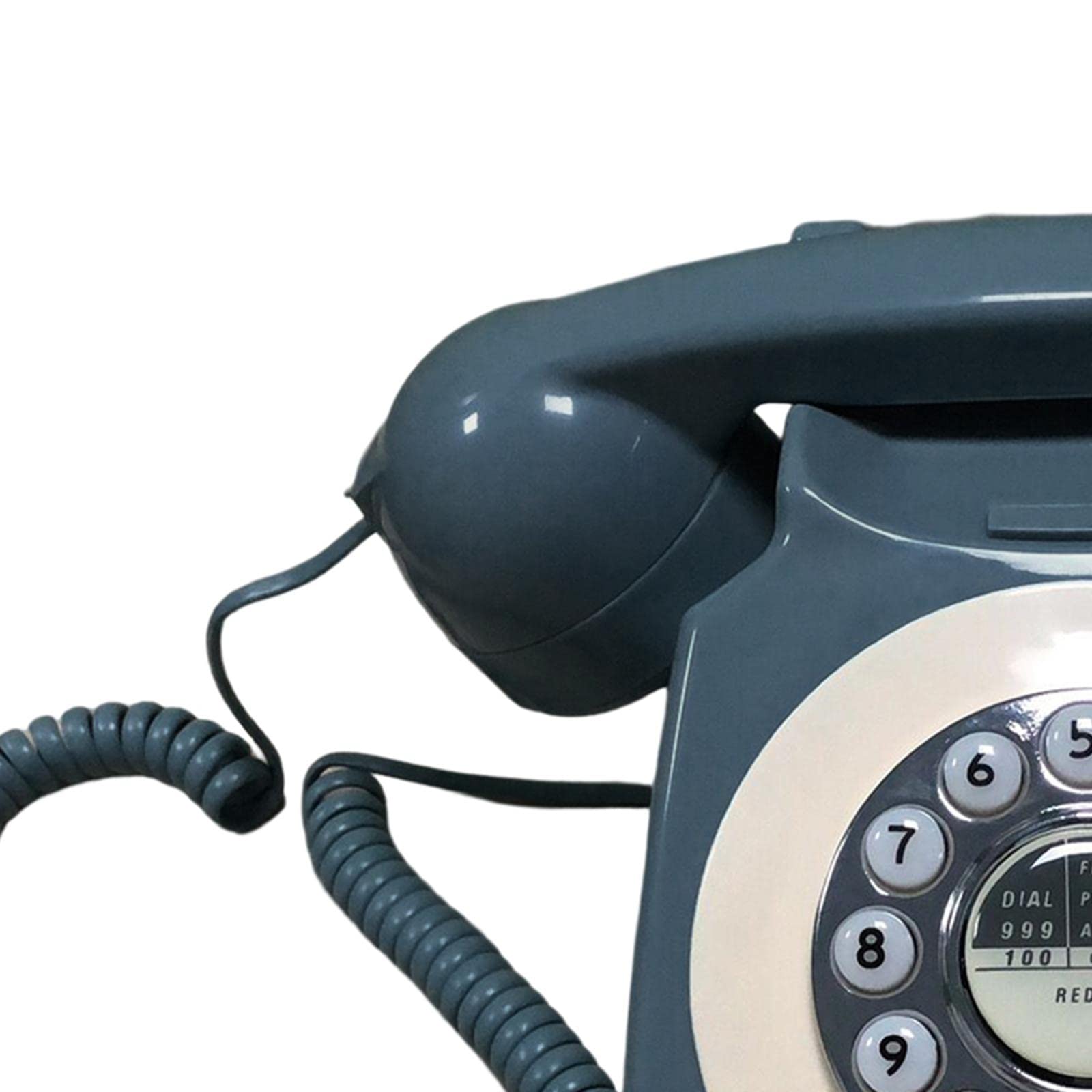 TRENDIVIBE Retro Landline Phone Old Style with Redial Classic for Hotel Use Office Home Grey-image-27