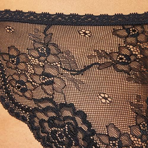 Iris & Lilly Women's Lace Cheeky Knickers, Pack of 3