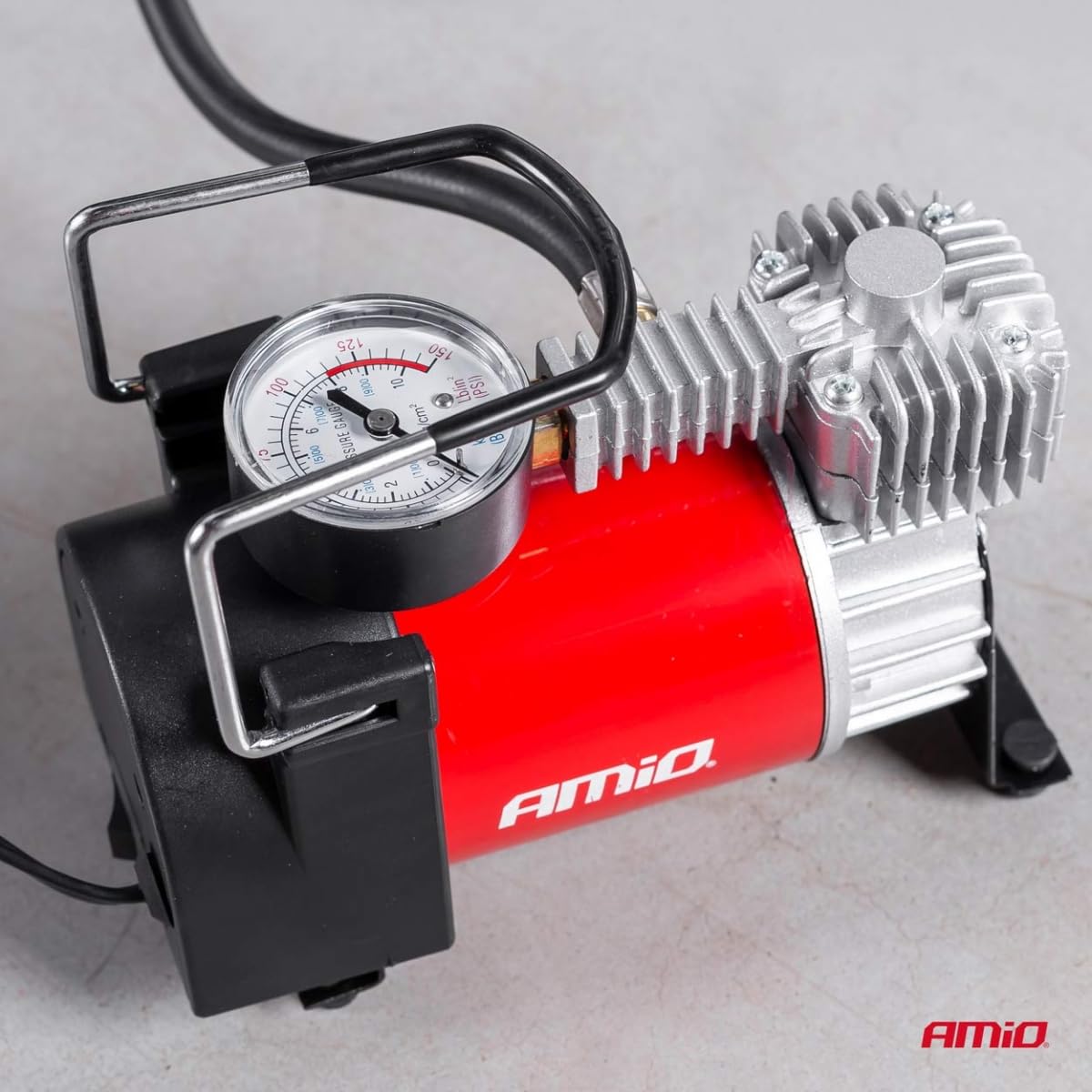 Compresor metálico portátil de Aire para Coche 12V HQ Acomp-03