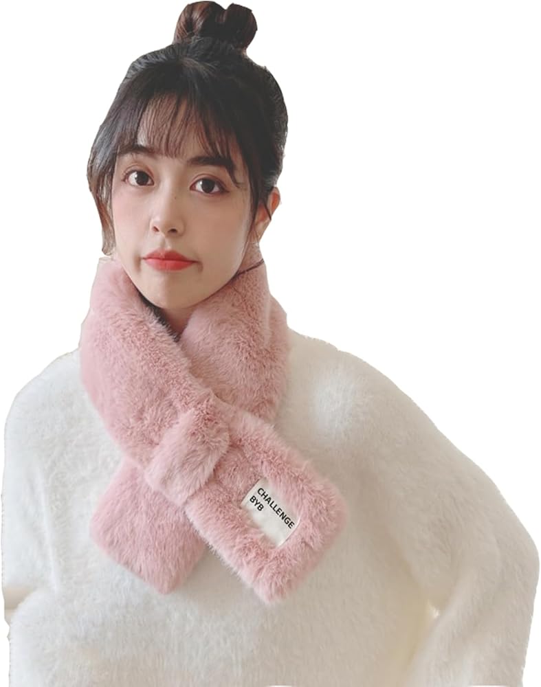 №223 立体ローズファーマフラー♡ティペット Amazon | [fourfivesixはる] ティペット ファー マフラー レディース