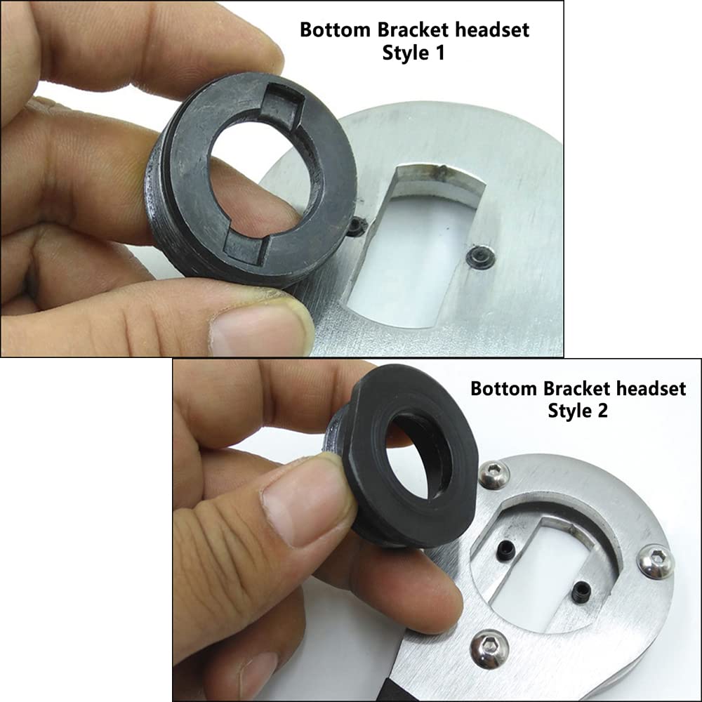 Llave inglesa de soporte inferior de bicicleta, herramienta de eliminación de anillos de bloqueo de bicicleta, herramienta de eliminación de auriculares, llave de reparación múltiple