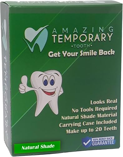 Amazing Temporary Tooth Kit de repuesto para reparación dental temporal (sombra natural)