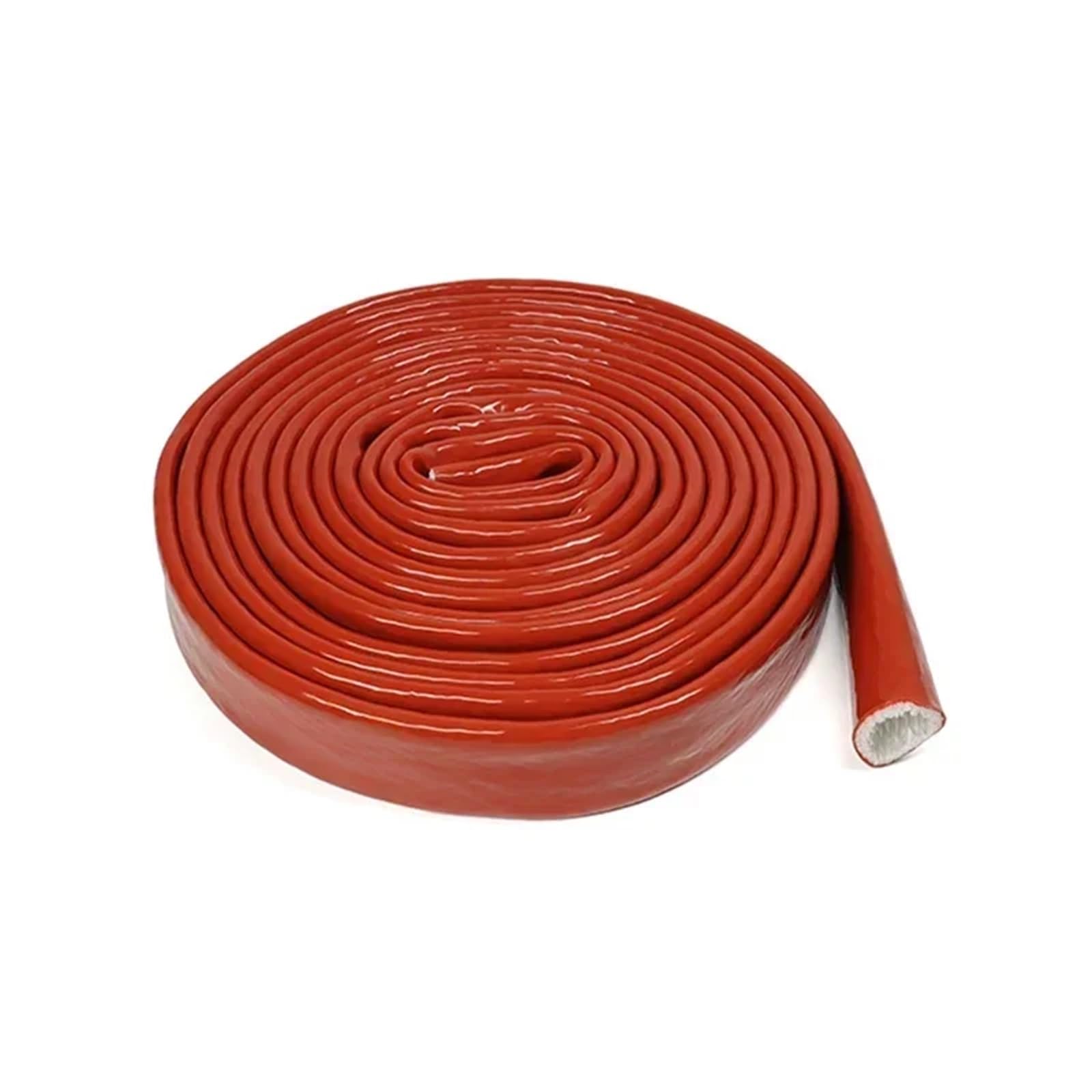 Organizador Cables Silicone Fiberglass Tube Coated Glass Fiber Braided Fireproof Cable Sleeve Protector Fire Retardant Case para Cables Organizador