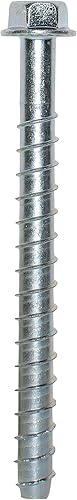 Simpson Strong-Tie THD50600H - Anclaje de tornillo resistente Titen HD chapado en zinc de 1/2 pulgada x 6 pulgadas, fácil instalación (paquete de 20)