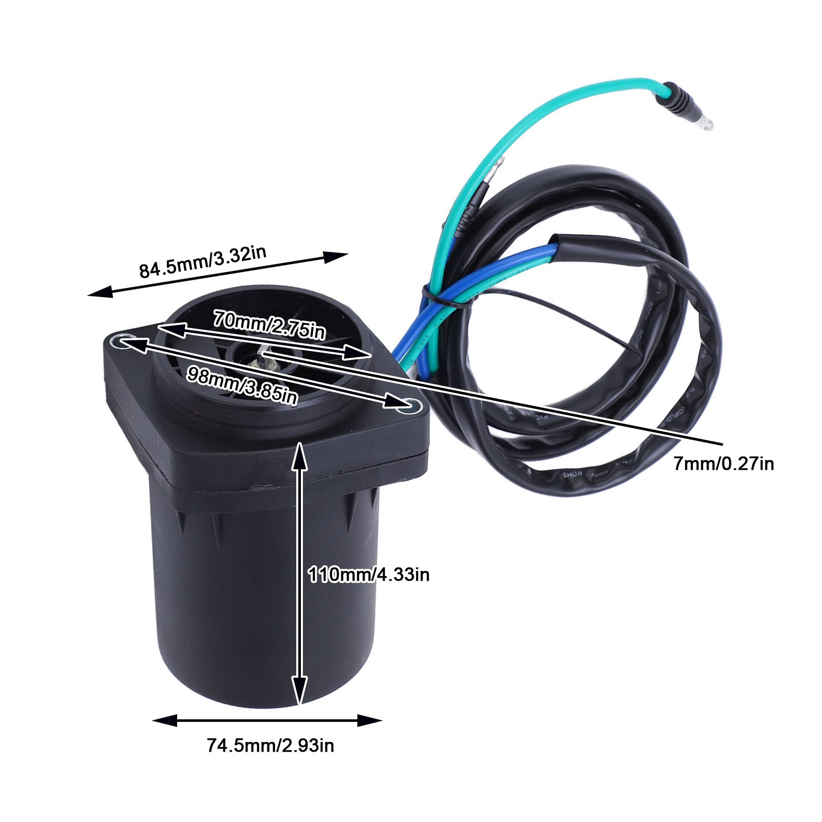 Amazon.com: Engine Tilt Trim Motor Tilt Trim Motor 8M0089940 