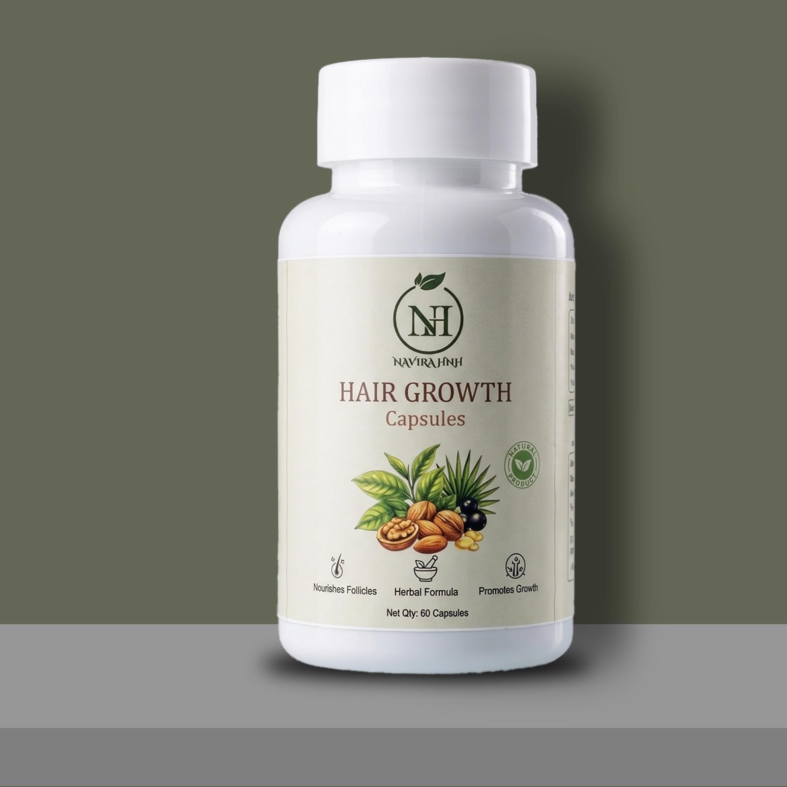 HERB AND HOUSE Hair Growth Capsules with Herbal Extracts, Vitamins and Minerals, Supports Hair Growth and Reduces Hair Fall, for Men and Women-image-21