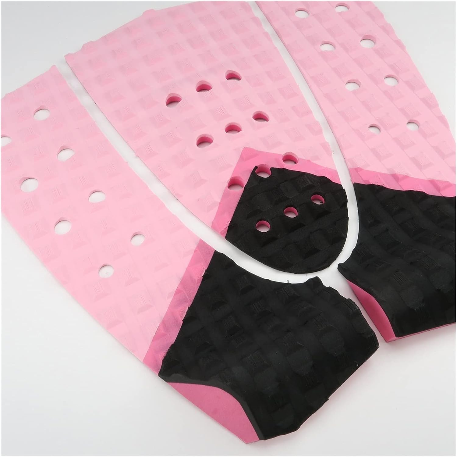 3 Piece Surfboard EVA Traction Pad with 3M Adhesive Deck Stomp Tail Pads for, Skimboard