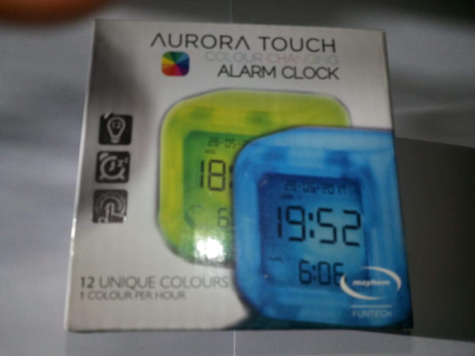 May Aurora Colour Changing Alarm Clock