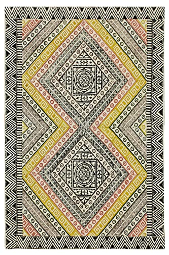 Tapis marocain entrée en coton facile à laver contre la saleté