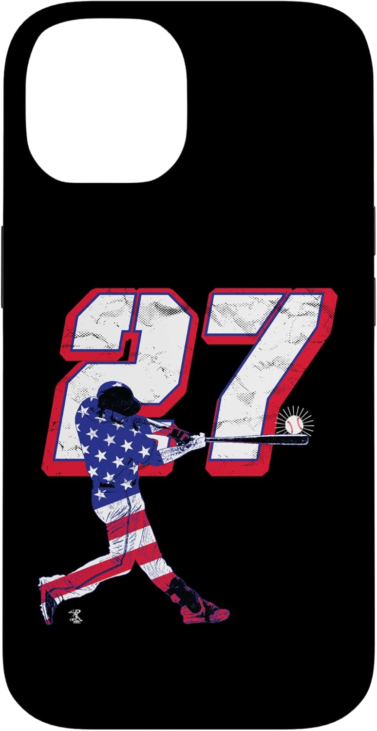 Mike Trout Flag Silhouette Gameday Case for iPhone 13 Pro