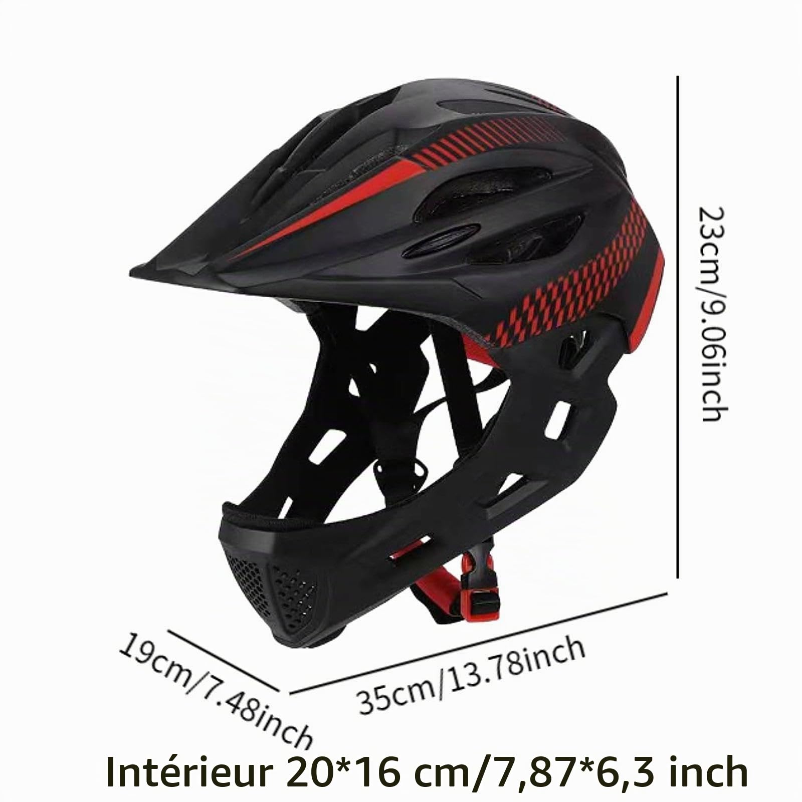 LOVIVER Casque de vélo pour Enfants, Casque intégral, équipement de Protection réglable et élégant, Casque de vélo, Casque de Cyclisme pour l'équitation, Le