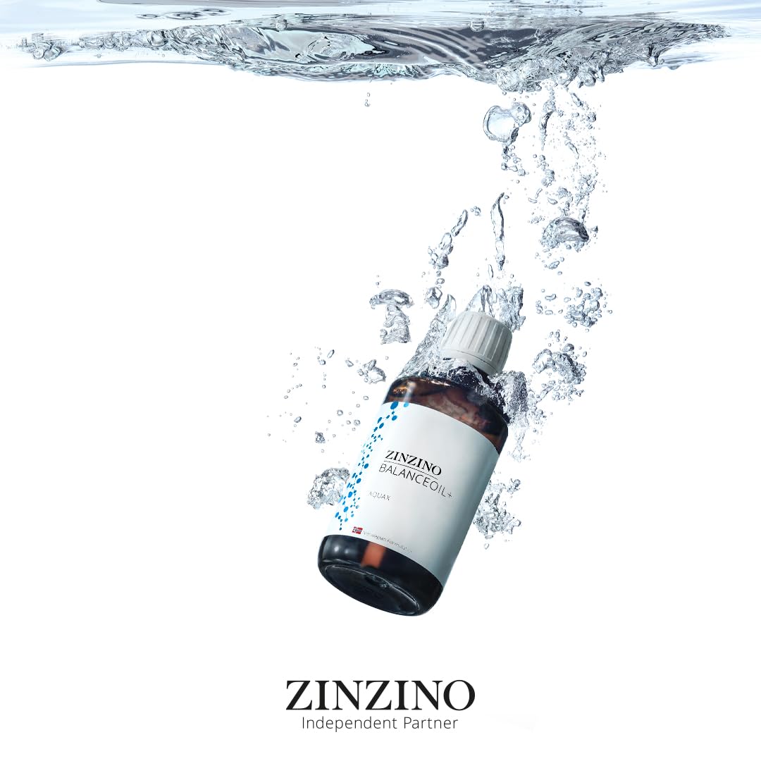 ZinZino BalanceOil+ AquaX Olej rybny z Omega-3 2478 mg, Omega-9, Witamina D3, Tokoferol, DHA, EPA z oliwą z oliwek 300 ml
