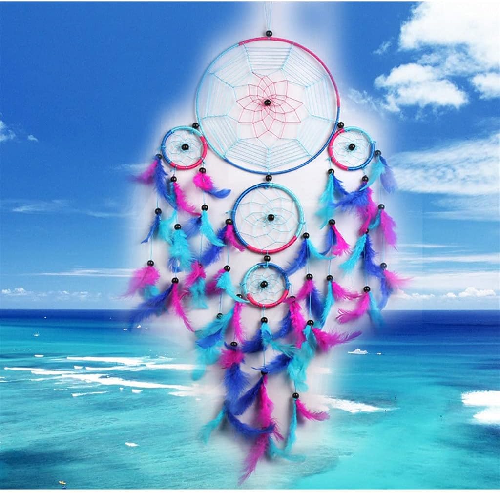 Handmade Dream Catcher Net with Feathers Wall Car Hanging Decoration Ornament Dreamcatcher Room Decor