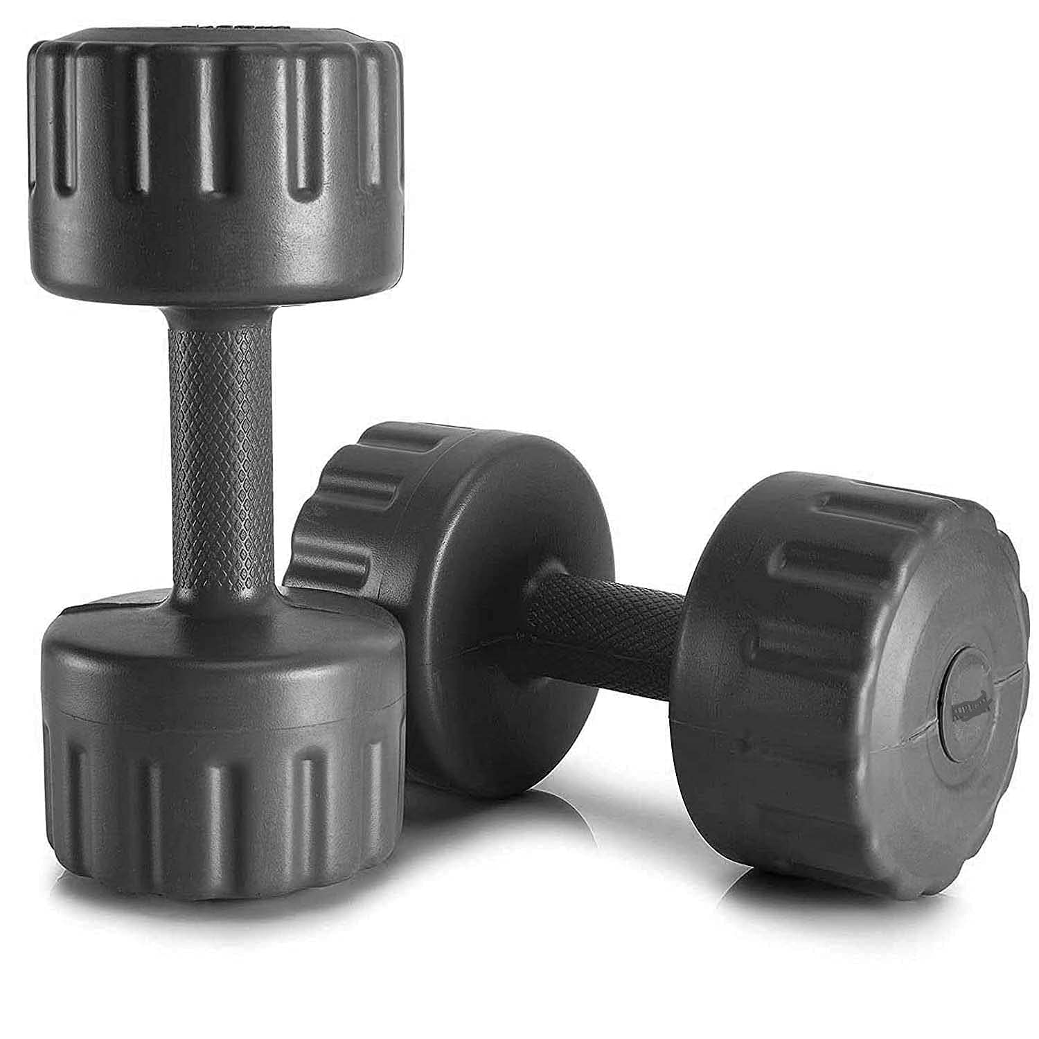 BODYFIT Pair (1 Kg - 5 Kg) Black PVC Dumbbells Weight Set and Fitness Exercise Kit for Unisex Full Body Workout. (8 kilograms(4KG Set)) (B09DYRSSQ6) Amazon Price History, Amazon Price Tracker