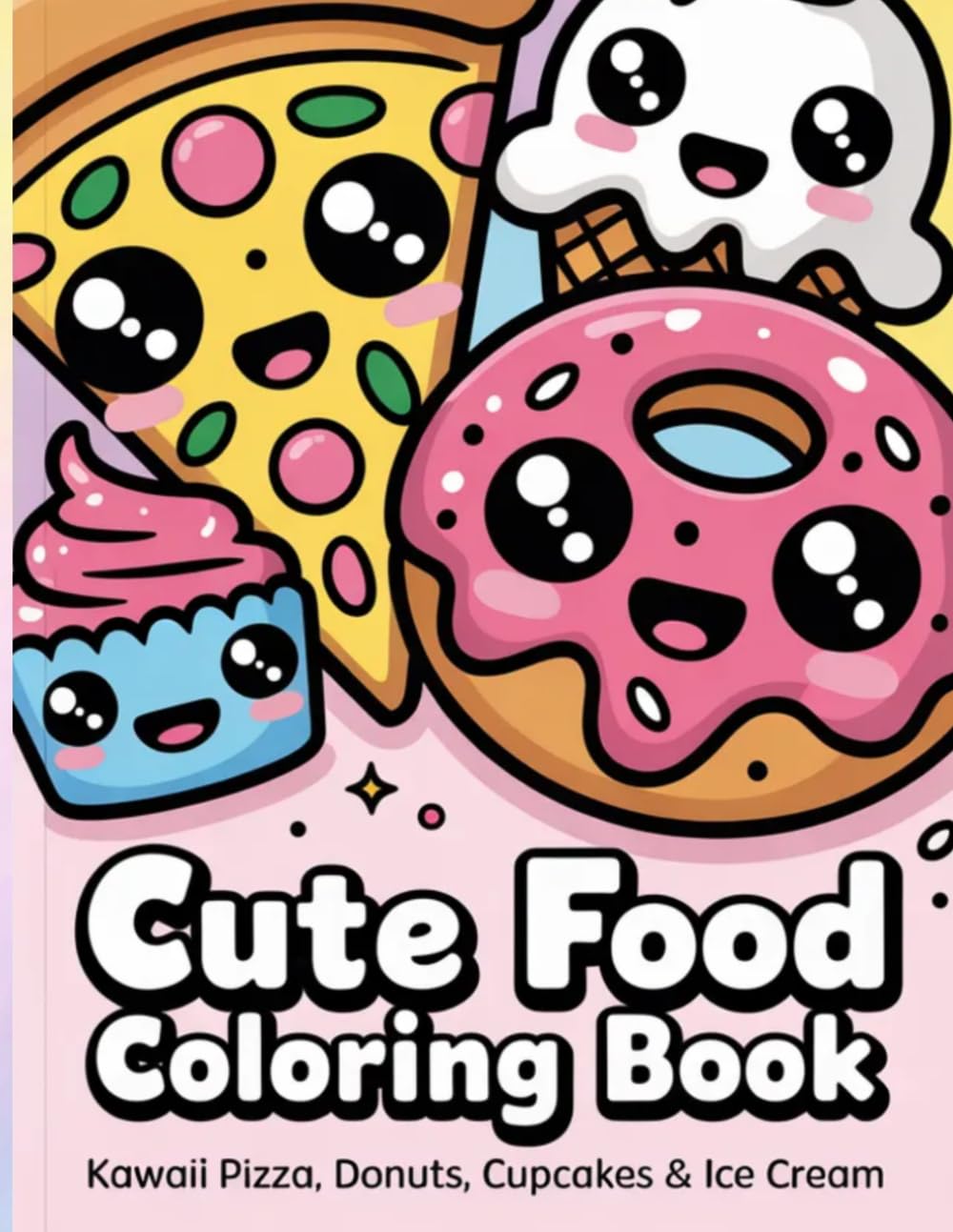 Cute Food Coloring Book