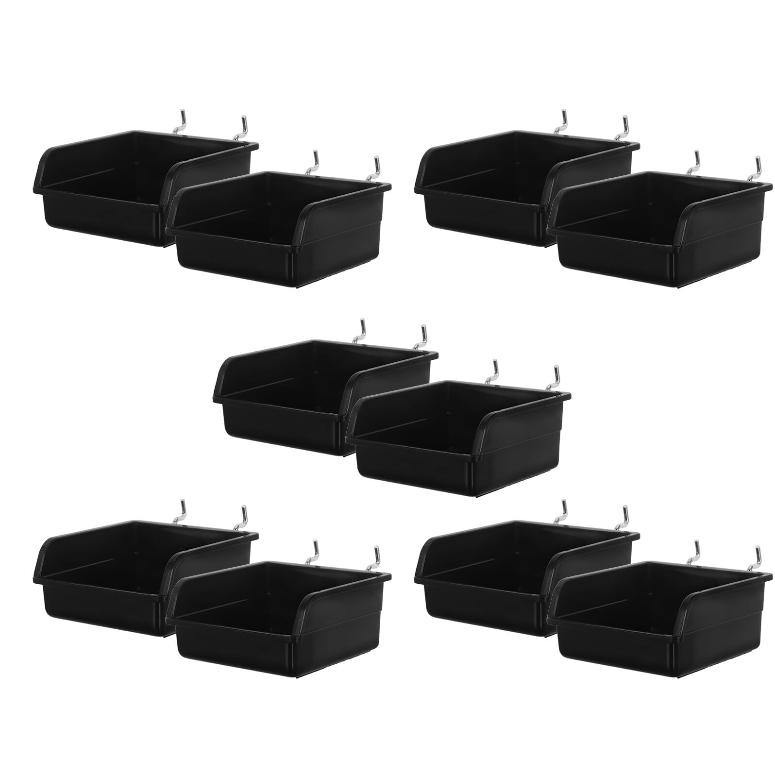 Bac de rangement pour pièces résistant à l'huile 10pcs